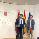 Fernando López Miras y Manuel Villegas