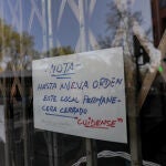 Negocios cerrados tras el anuncio del estado de alarma en Madrid