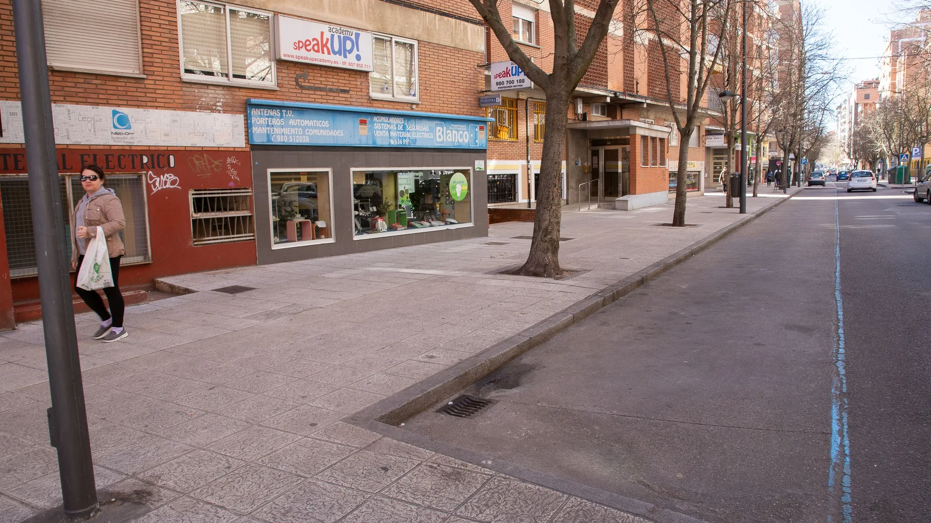 Calles vacías en Zamora