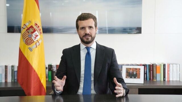 Fotografía facilitada por el PP del presidente del partido, Pablo Casado, en una imagen de archivo / Efe