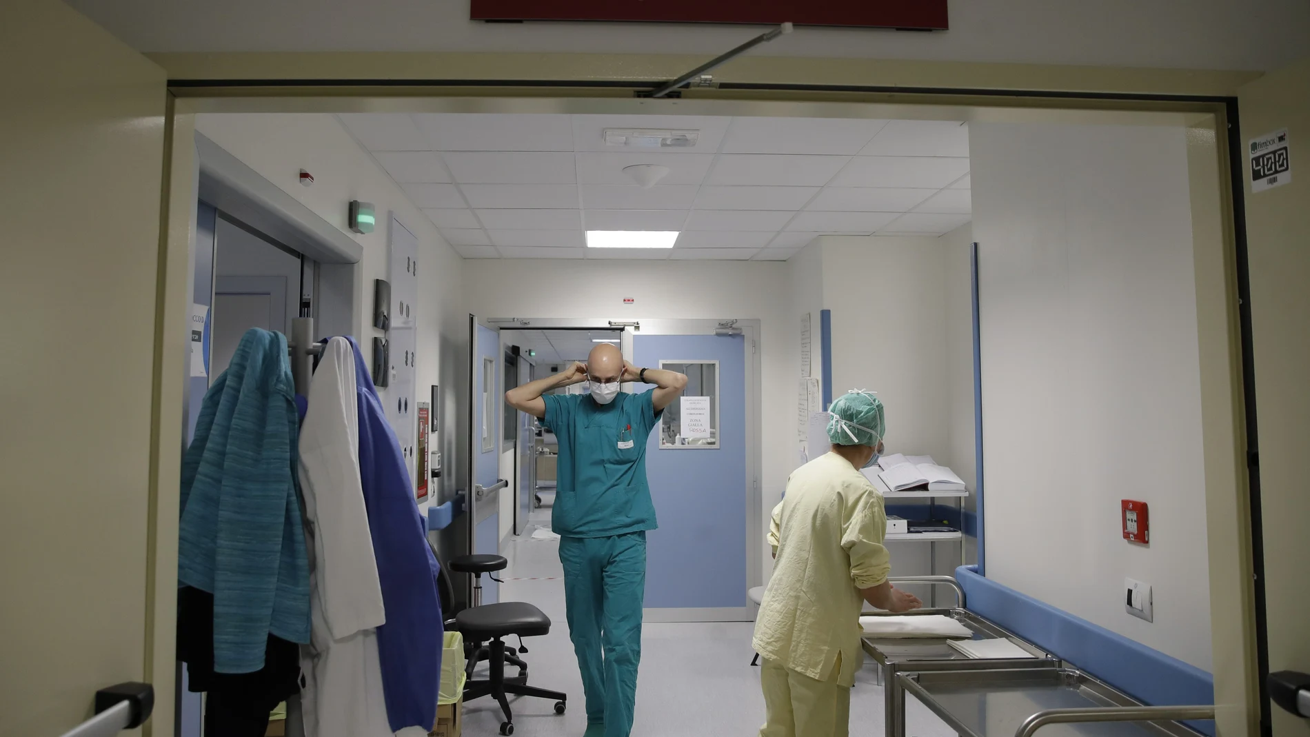 Los hospitales están registrando una actividad asistencial muy intensa por el coronavirus