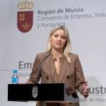 La consejera de empresa, industria y portavocía de la Comunidad de Murcia Ana Martínez Vidal