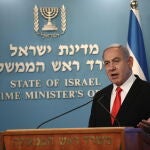 El primer ministro Benjamin Netanyahu