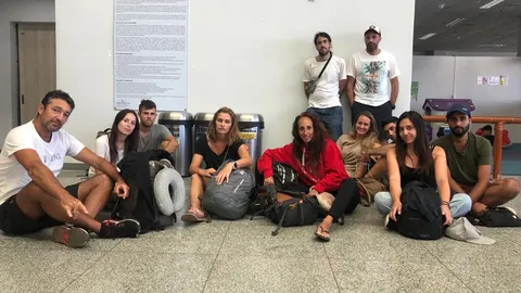 Grupo de españoles atrapados en Filipinas