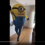 Álex Márquez, disfrazado de Minion