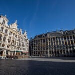 La emblemática Grand Place de Bruselas permanece desierta/EFE