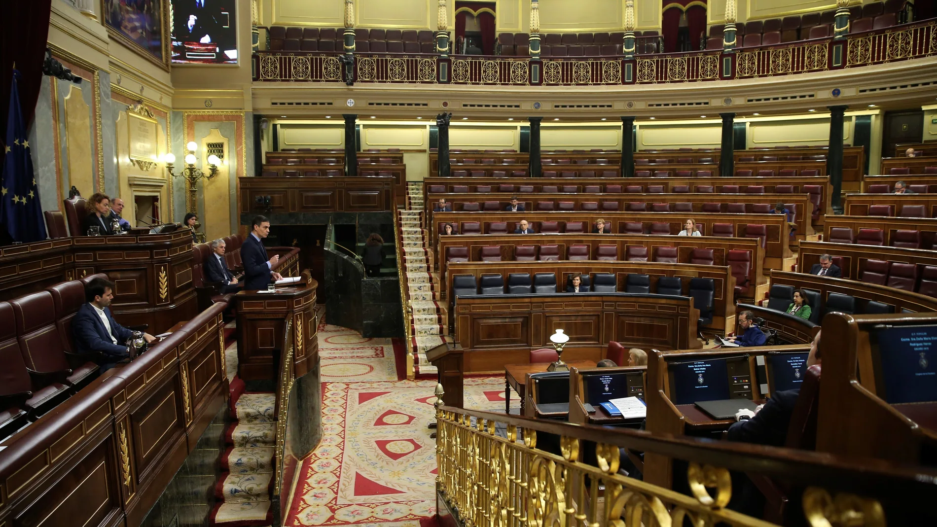 Pedro Sánchez explica en el Congreso el estado de alarma