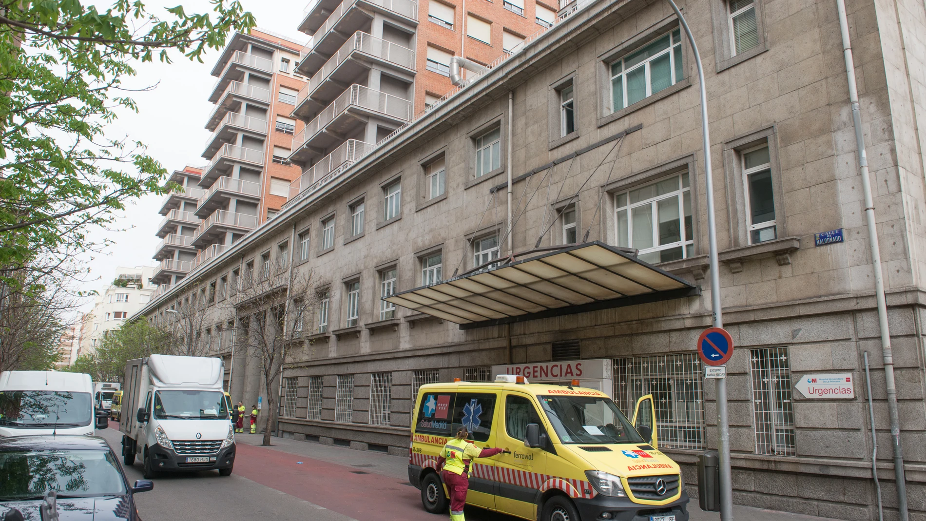 Hospitales en Madrid durante el tercer día laborable del estado de alarma