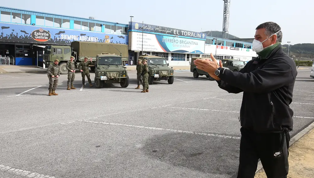 Efectivos del Ejército en Ponferrada
