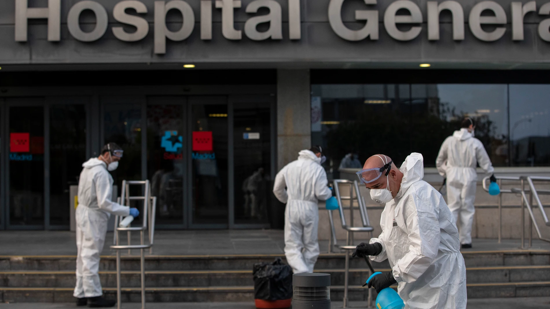 Crisis del coronavirus en el hospital La Paz de Madrid