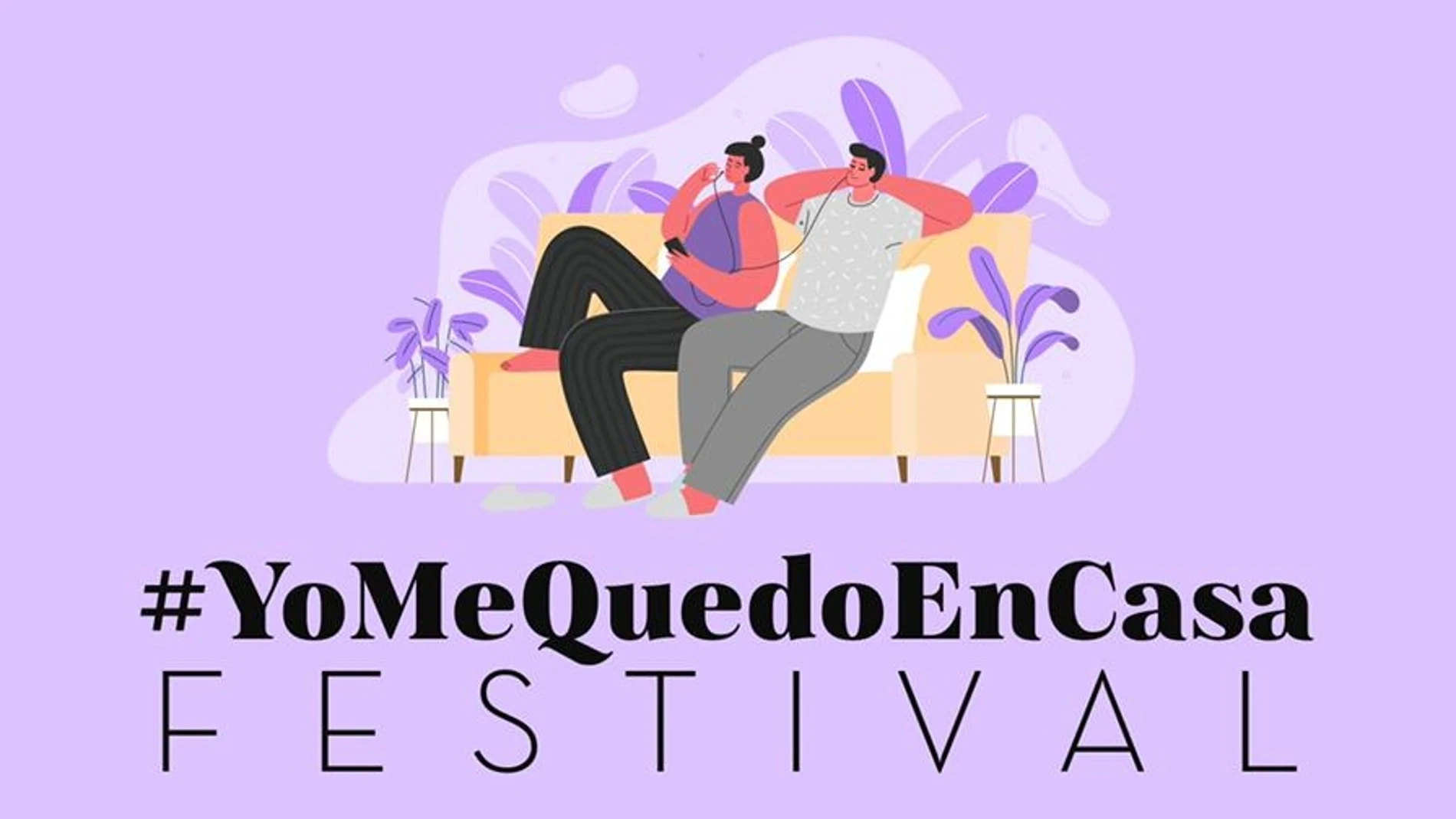Logo Festival #YoMeQueDoEnCasa