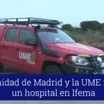 Un hospital de campaña de la UME en Ifema