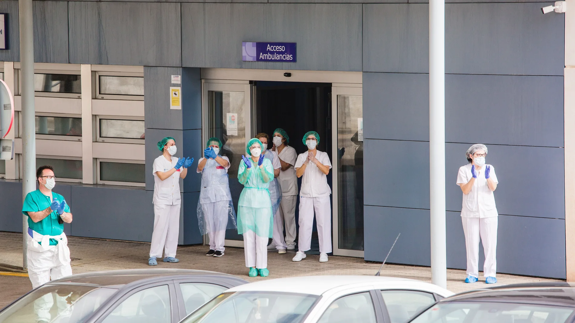 Personal sanitario del Hospital de Soria