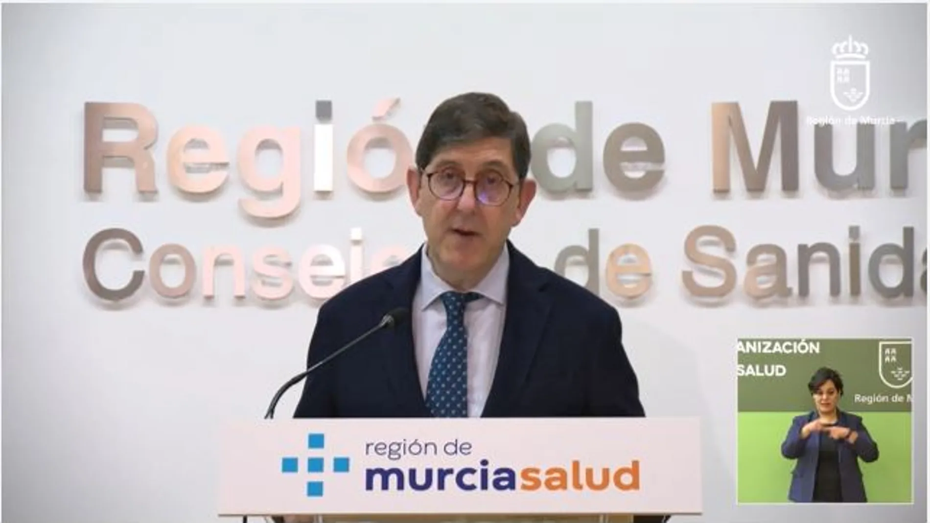 El consejero de Salud, Manuel Villegas