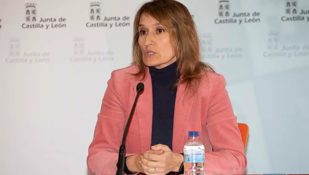 La consejera de Educación, Rocío Lucas, durante la rueda de prensa