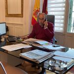 Miguel Ángel de Vicente, presidente de la Diputación de Segovia.