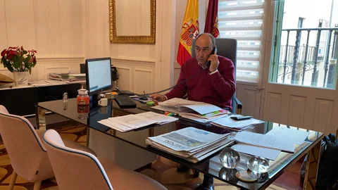 Miguel Ángel de Vicente, presidente de la Diputación de Segovia.
