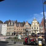Paseo en el río Graslei de Gent