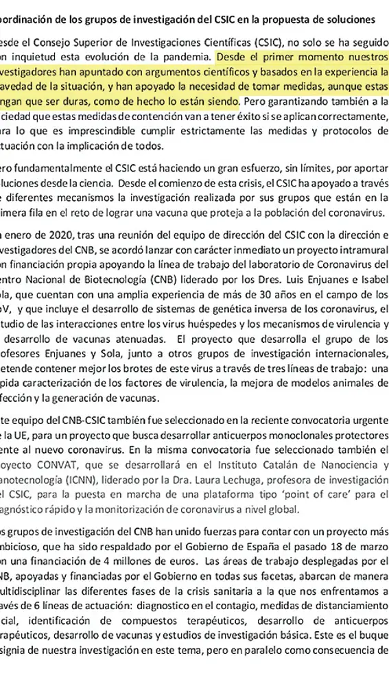Documento CSIC