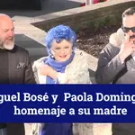 Miguel Bosé y Paola Dominguín: homenaje a su madre