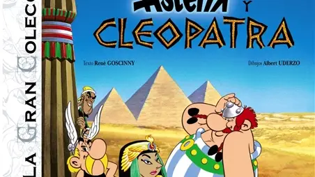 El amor de Césasr y Cleopatra contada con humor