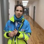Marta Calderón de Psicología Clínica del hospital instalado en Ifema.