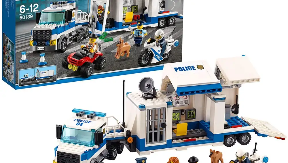 Juguete Lego en oferta, policía móvil