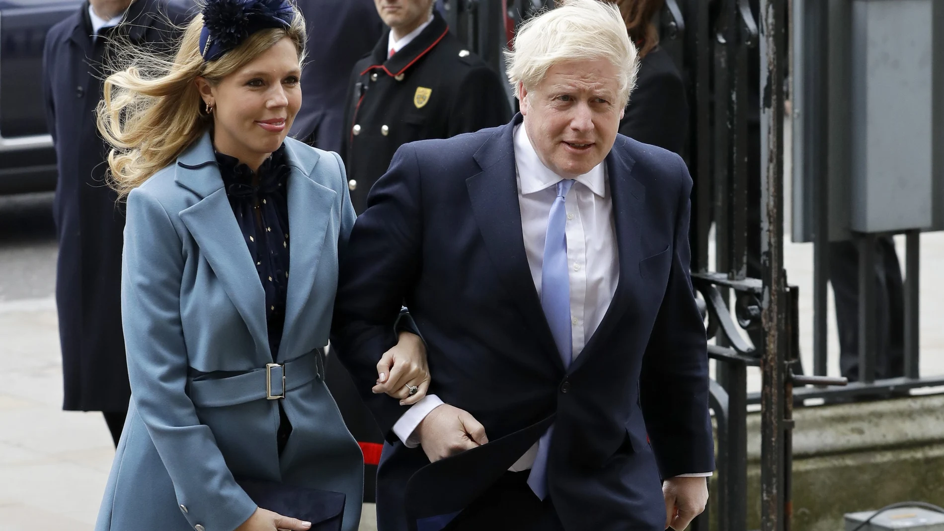 Boris Johnson y Carrie Symonds en una imagen de archivo