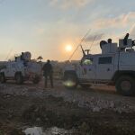 Patrulla del Ejército de Tierra en el Líbano. Foto: Emad