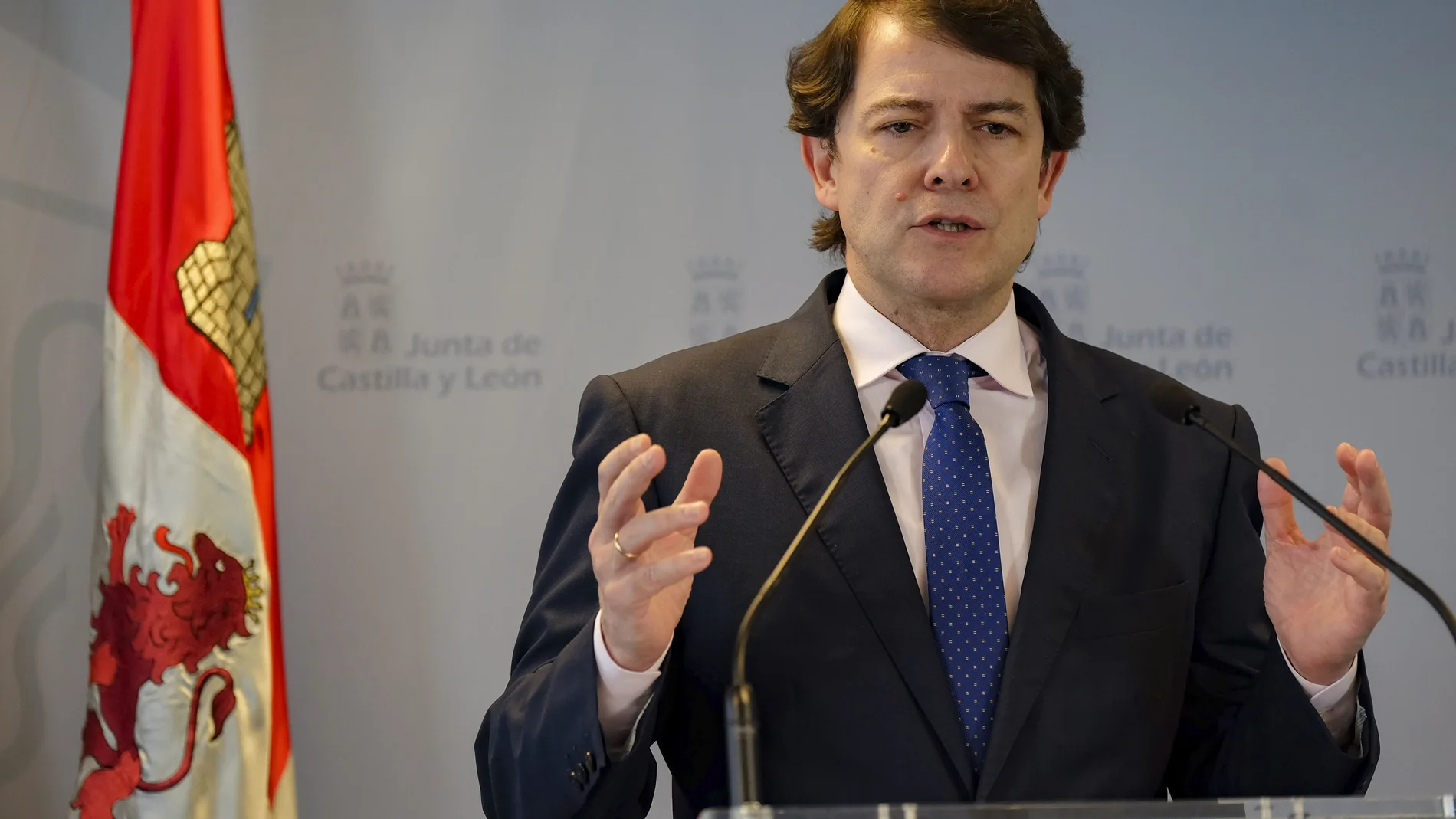 El presidente de Castilla y León, Alfonso Fernández Mañueco