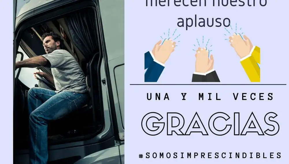 Campaña de CETM para dar las gracias a todos los camioneros