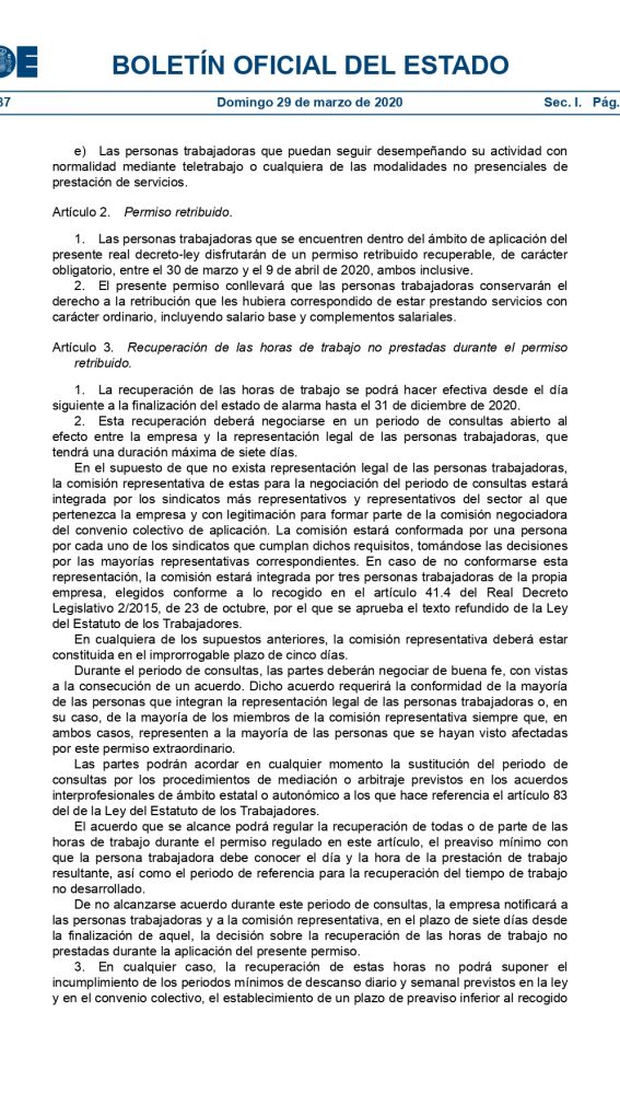 Texto íntegro Del Real Decreto Que Regula El Endurecimiento Del ...