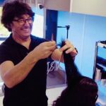 Antonio Luis García, que regenta las peluquerías Luigi Studio en Sevilla