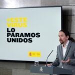 Pablo Iglesias, vicepresidente y ministro de Derechos Sociales