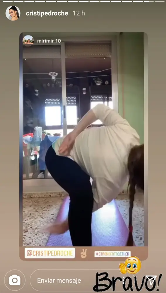 ¿Amante del yoga? Cristina Pedroche tiene un reto para ti (y no es fácil)