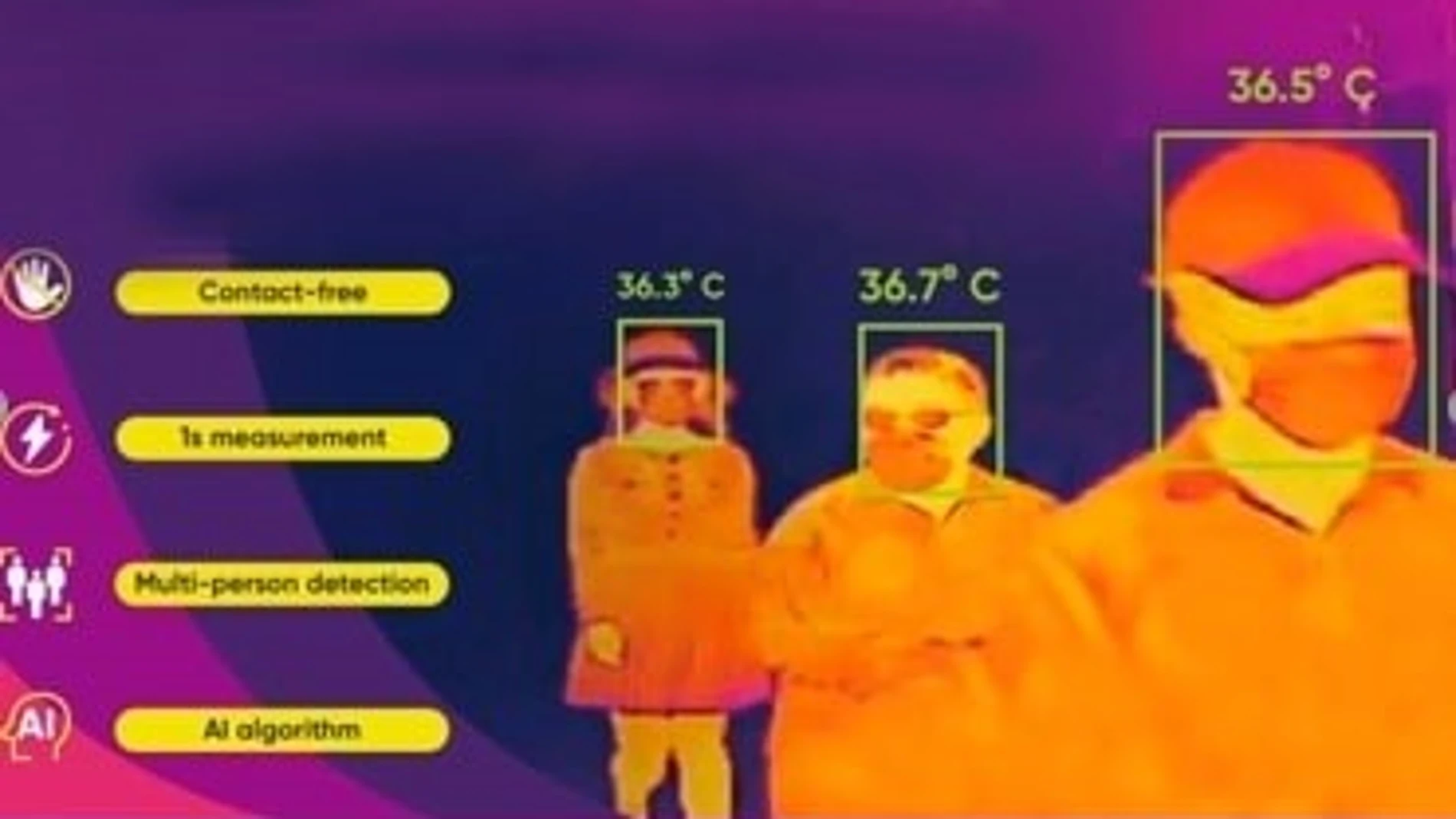 Cámaras termográficas, la apuesta de empresas y espacios públicos para medir la temperatura sin contacto físico