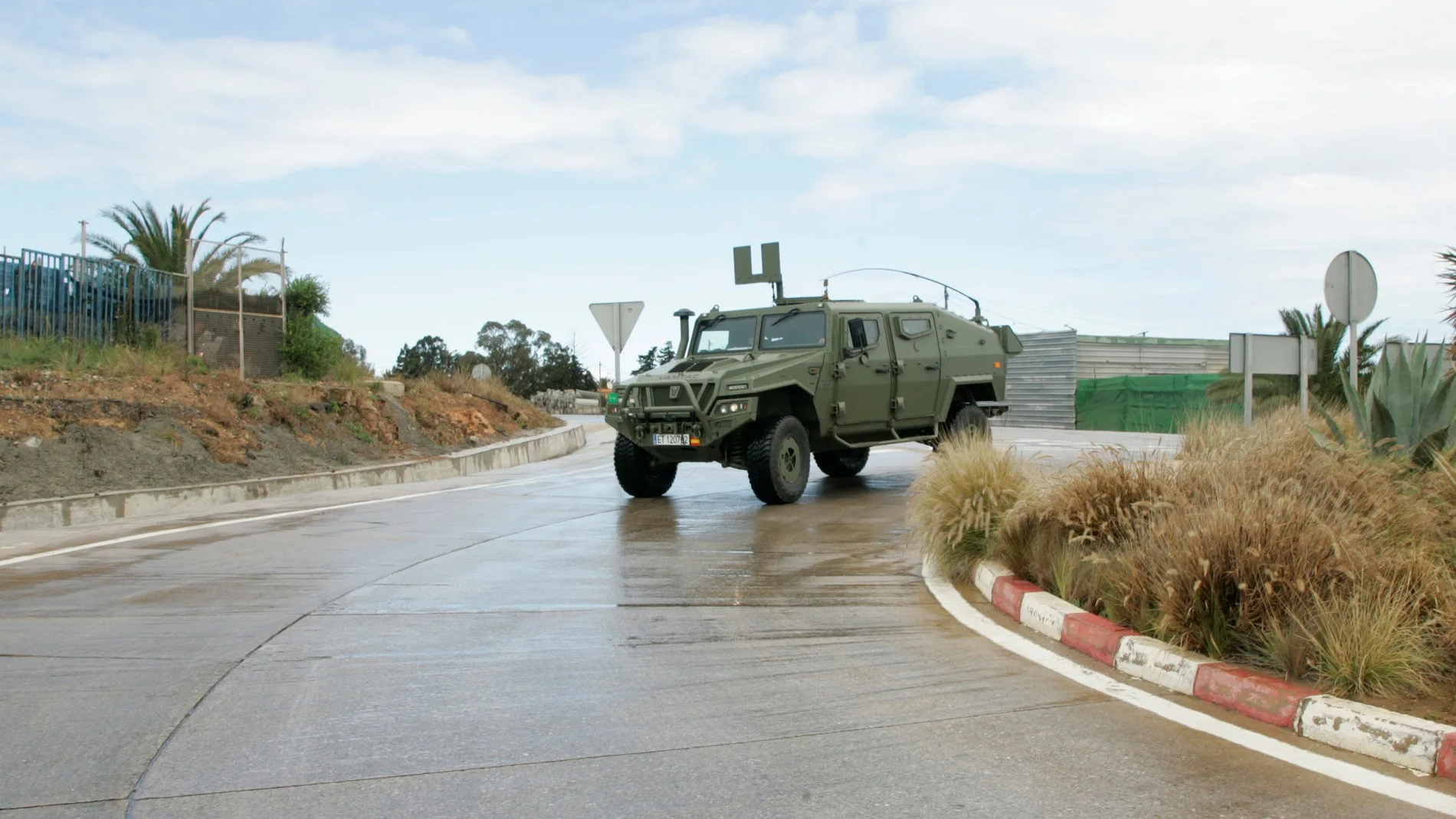 Vigilancia de las fronteras en Melilla