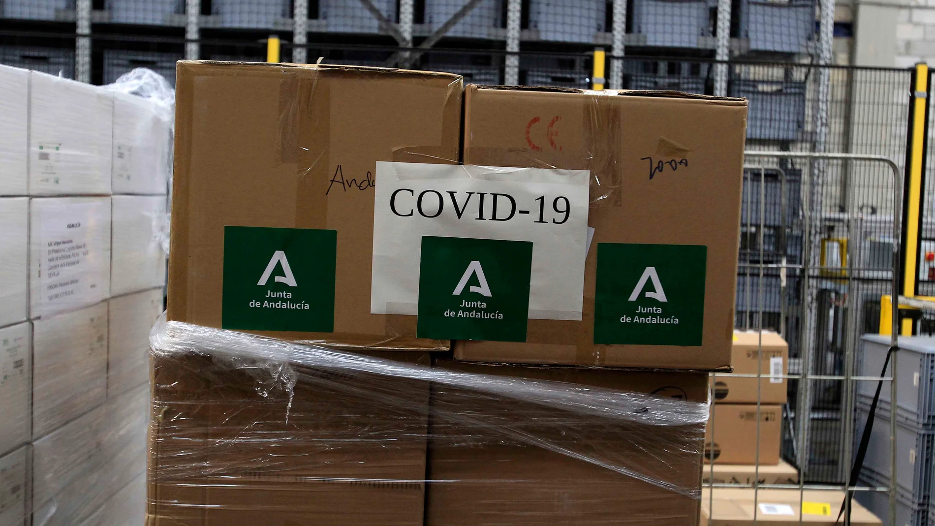 Material sanitario contra el coronavirus