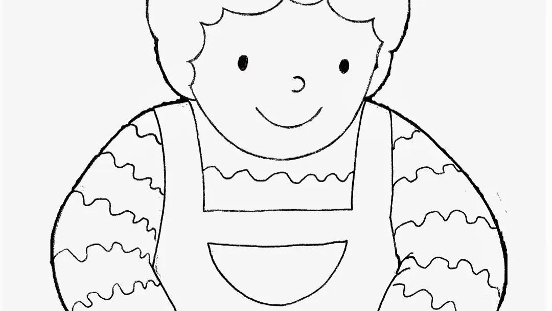 Una de las láminas de Teo para colorear