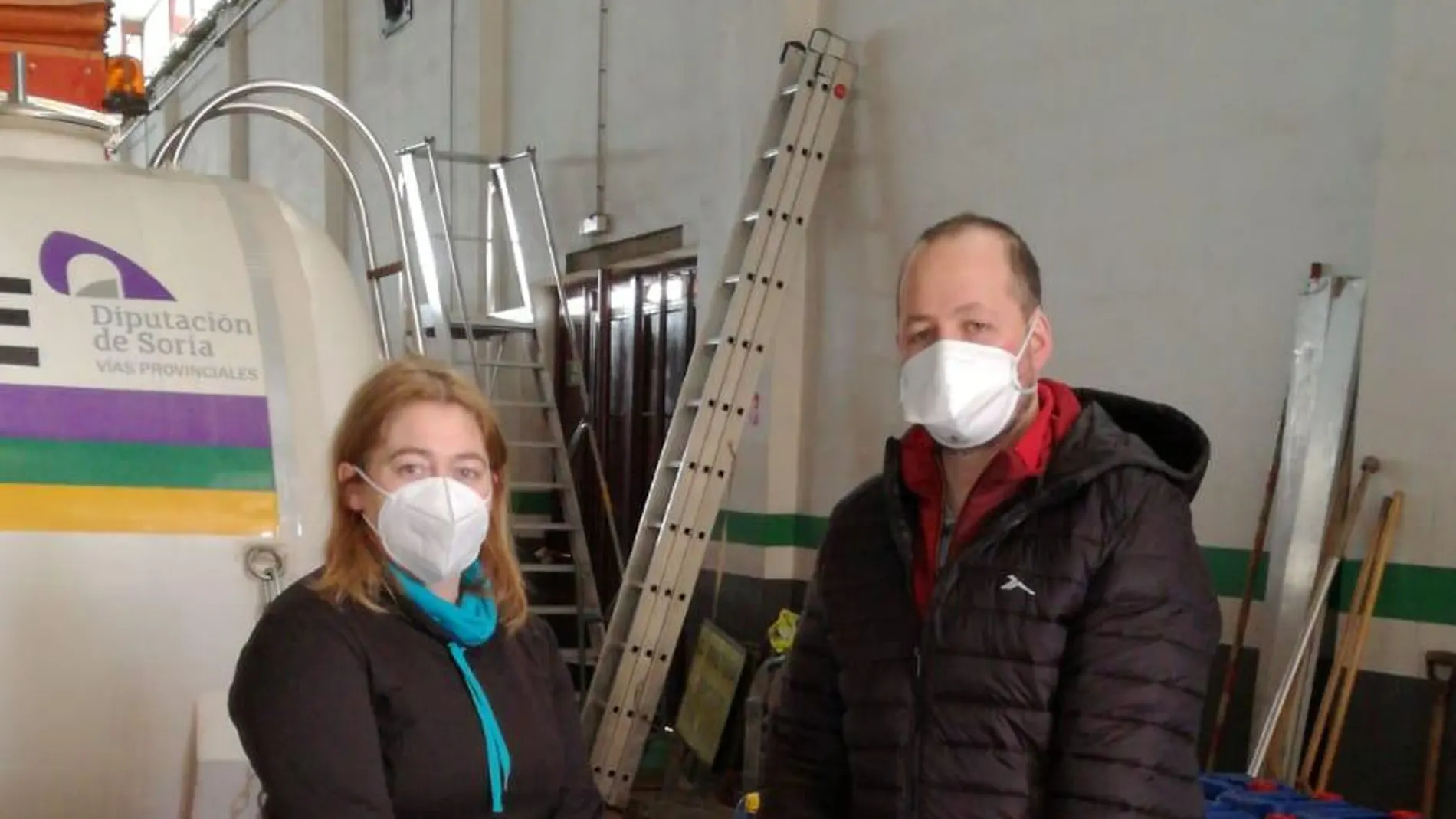 Reparto de cloro para desinfección en los pueblos de Soria