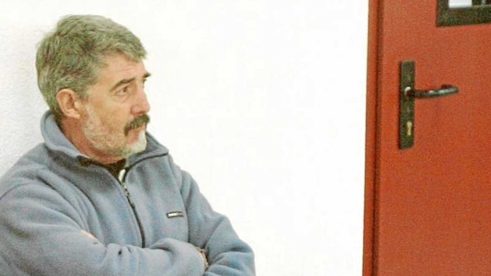 El etarra Sebastián Echániz, «Sebas», en uno de los juicios celebrado contra el ex miembro del «comando Vizcaya» en la Audiencia Nacional