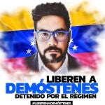 Demostenes Quijada, detenido en Venezuela