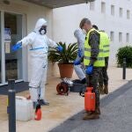 El Ejército de Tierra desinfecta instalaciones en Ibiza