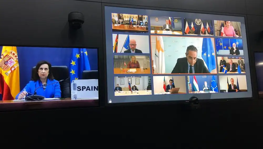 Videoconferencia de ministros de Defensa de la UE