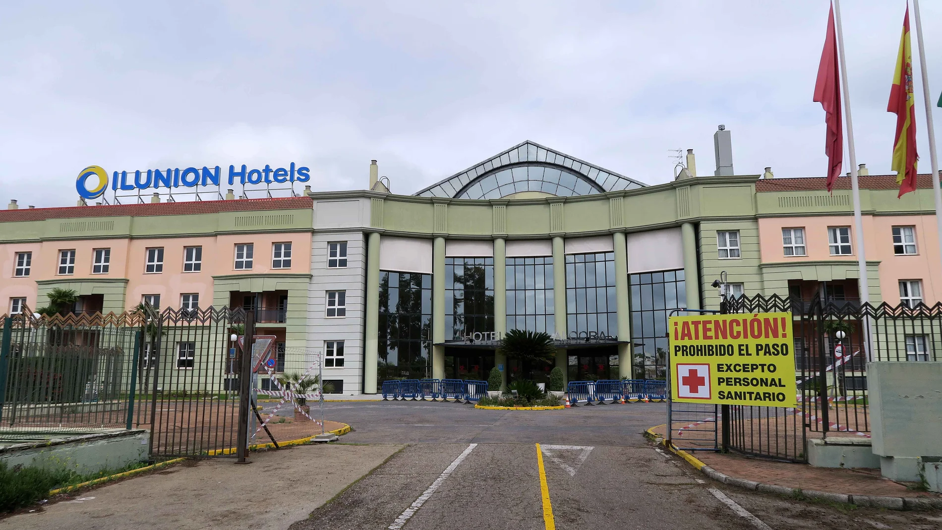 Algunos hoteles, como el de Ilunión, han sido medicalizados en Madrid para poder afrontar la pandemia