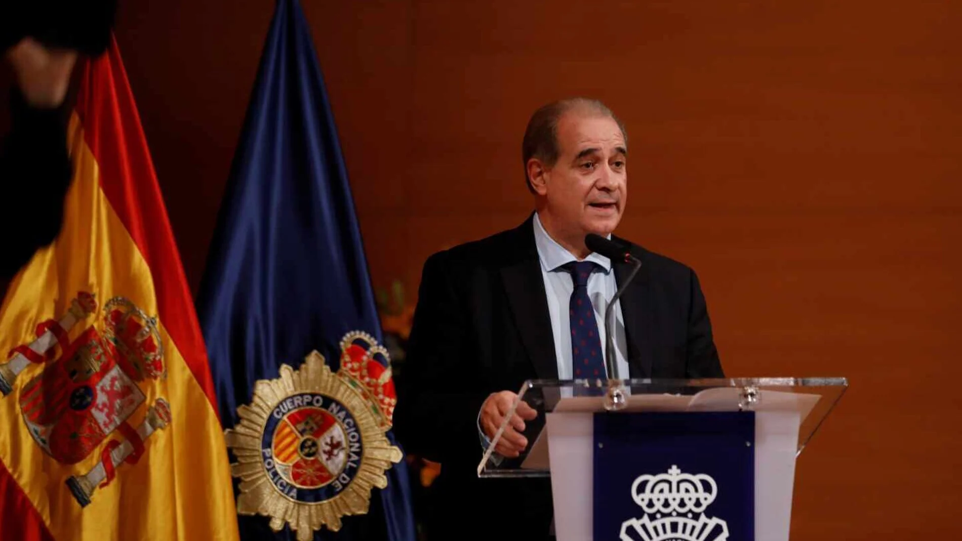 Francisco Pardo Piqueras, director general de la Policía Nacional, en un acto oficial