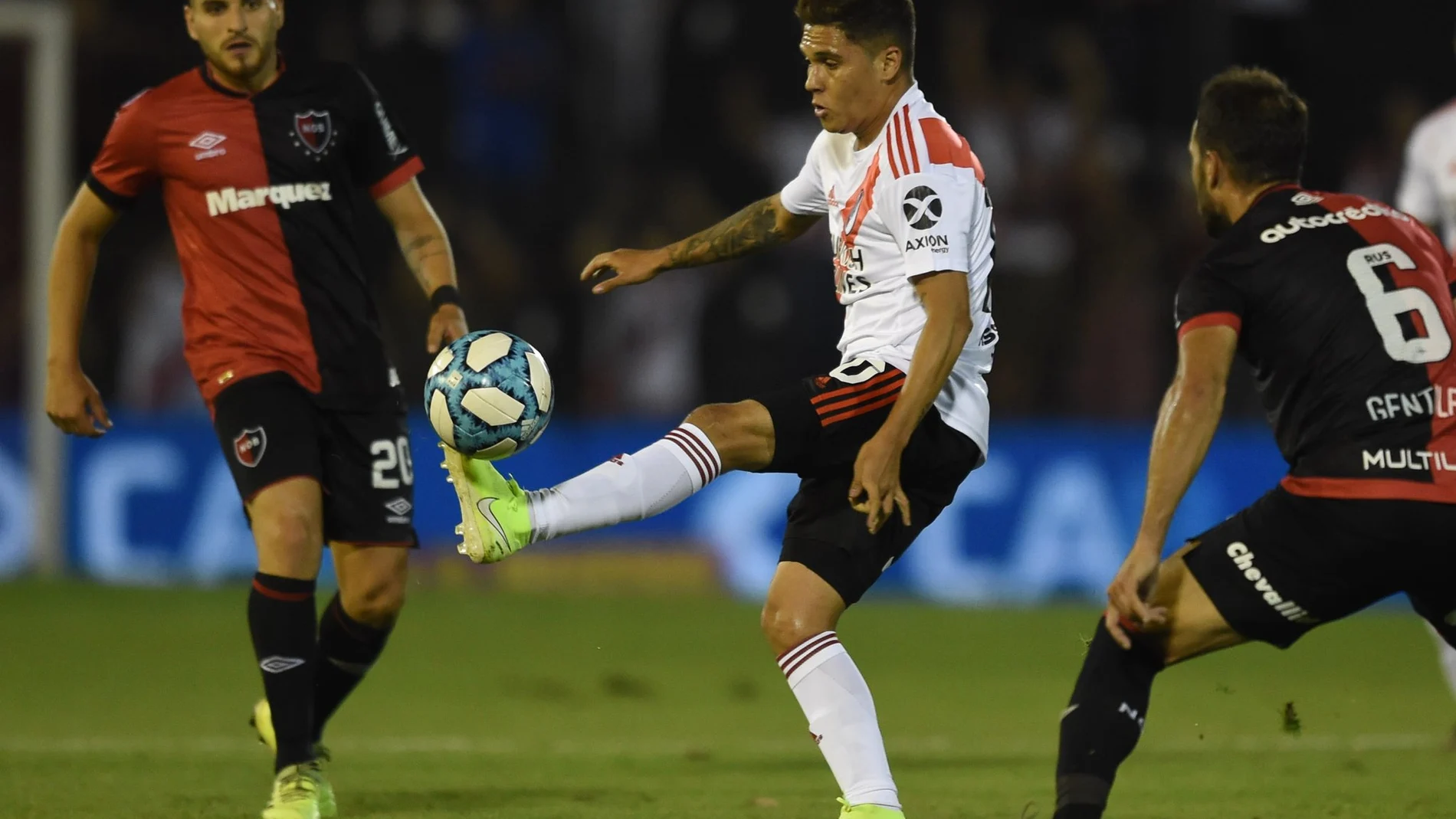 Juanfer Quintero con River Plate.