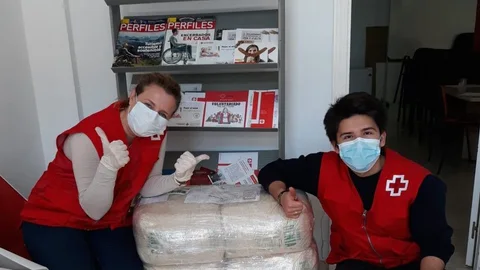 Ya se ha recogido una tonelada de productos de primera necesidad