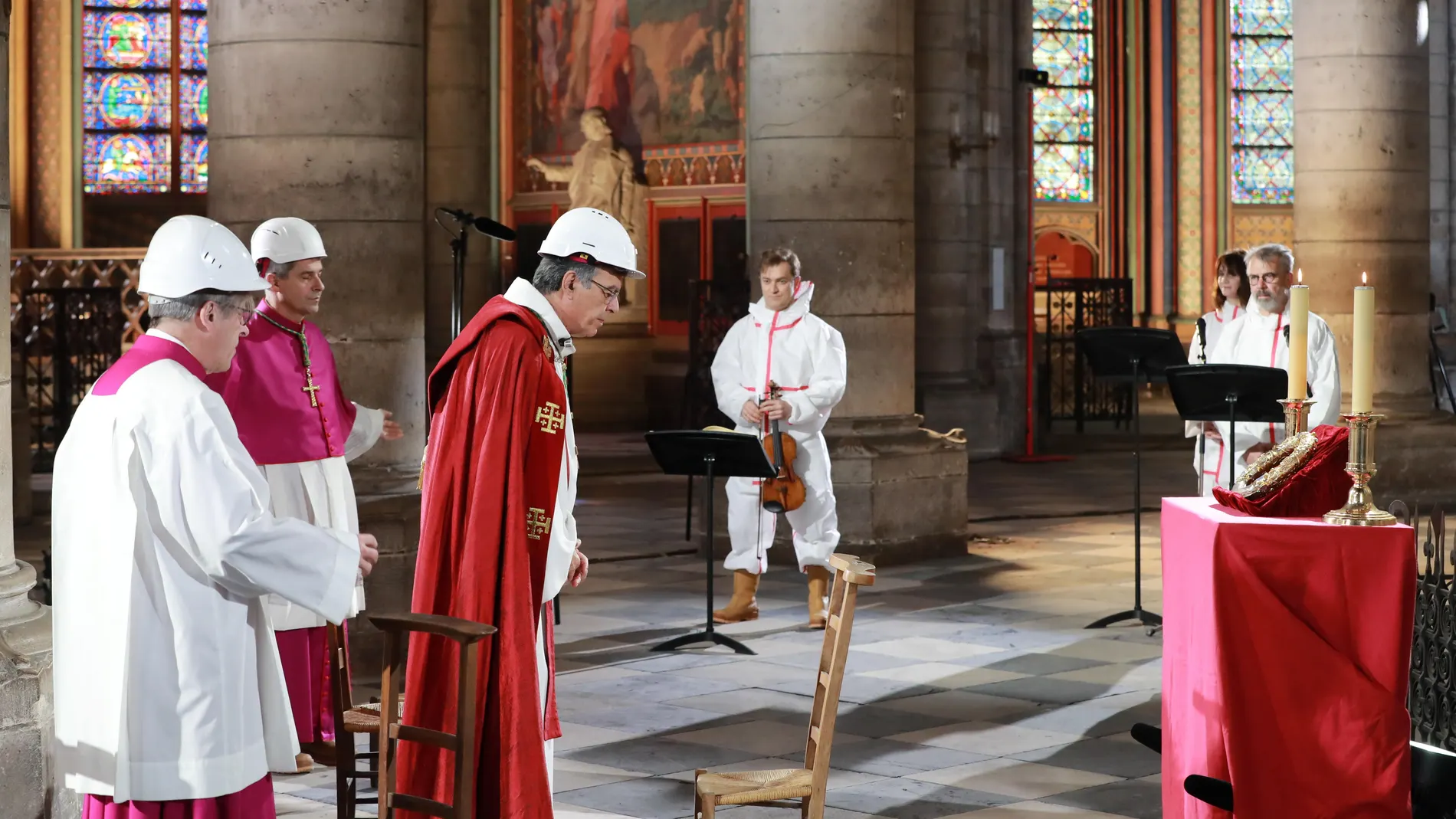 Good Friday at Notre-Dame de Paris cathedral