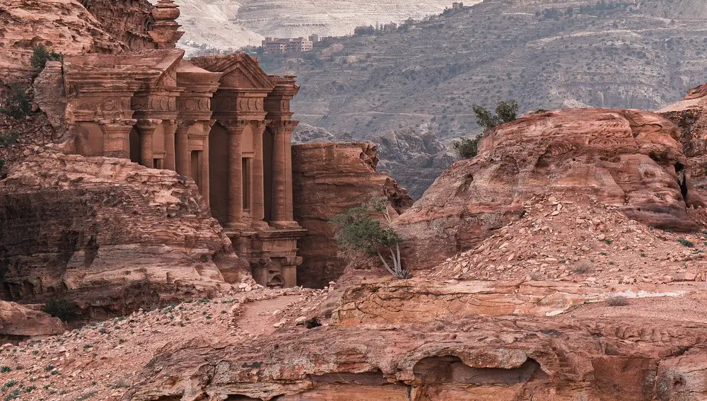 La ciudad perdida de Petra, que según Steven Spielberg es donde se encuentra el Santo Grial.